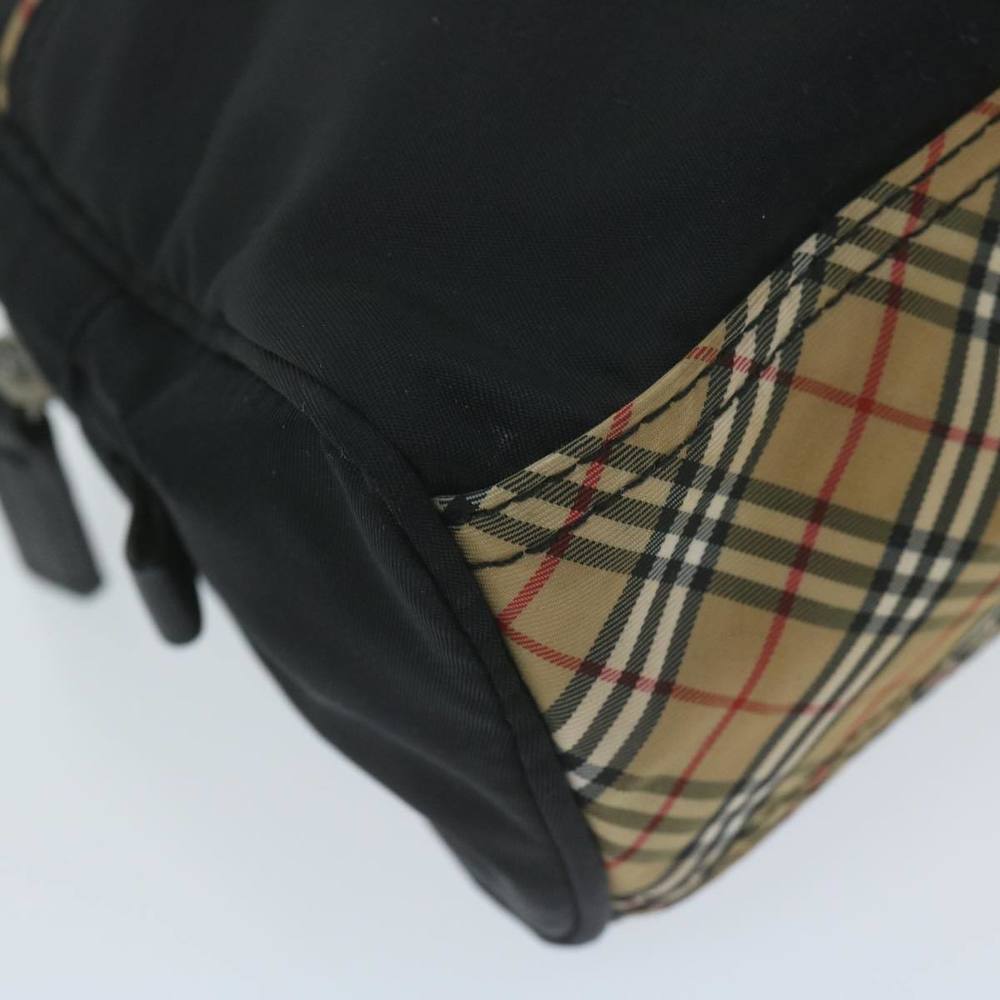 BURBERRY Hand Bag Nylon Black Auth ti1471 - Picture 11 of 16